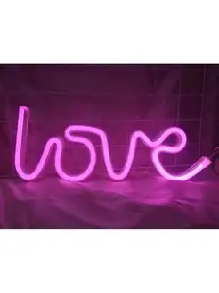 Неоновая вывеска светильник на стену Love с usb фото 8