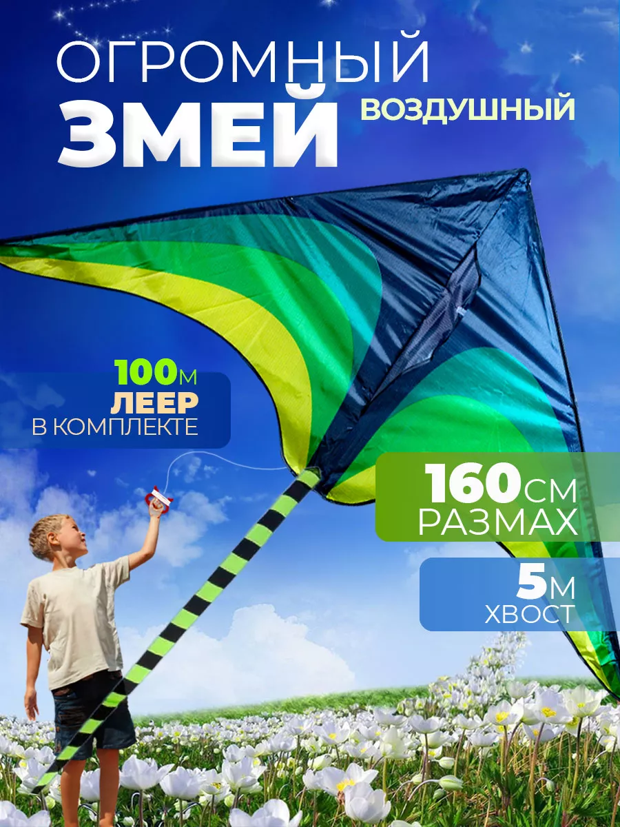 Воздушный змей большой 1,6 метра