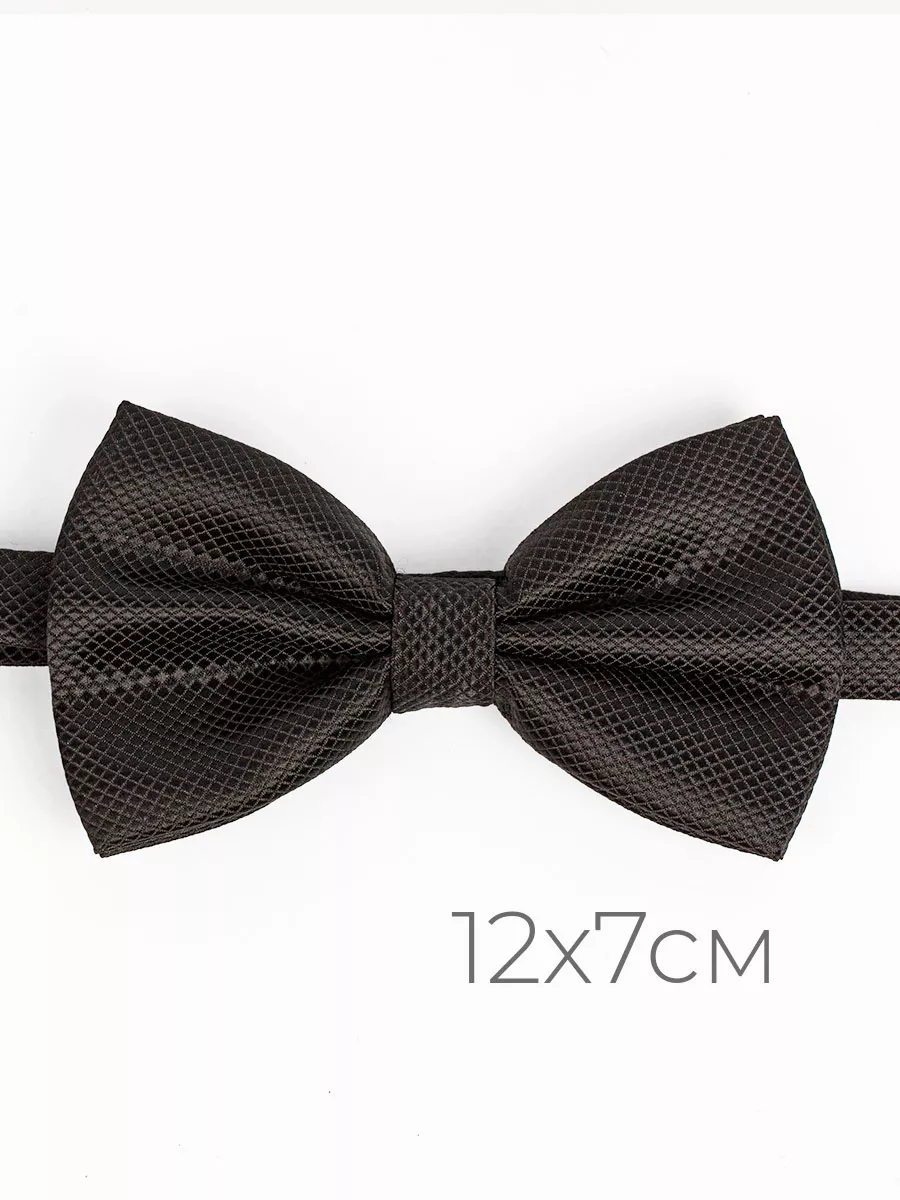 Галстук бабочка черная Подарок