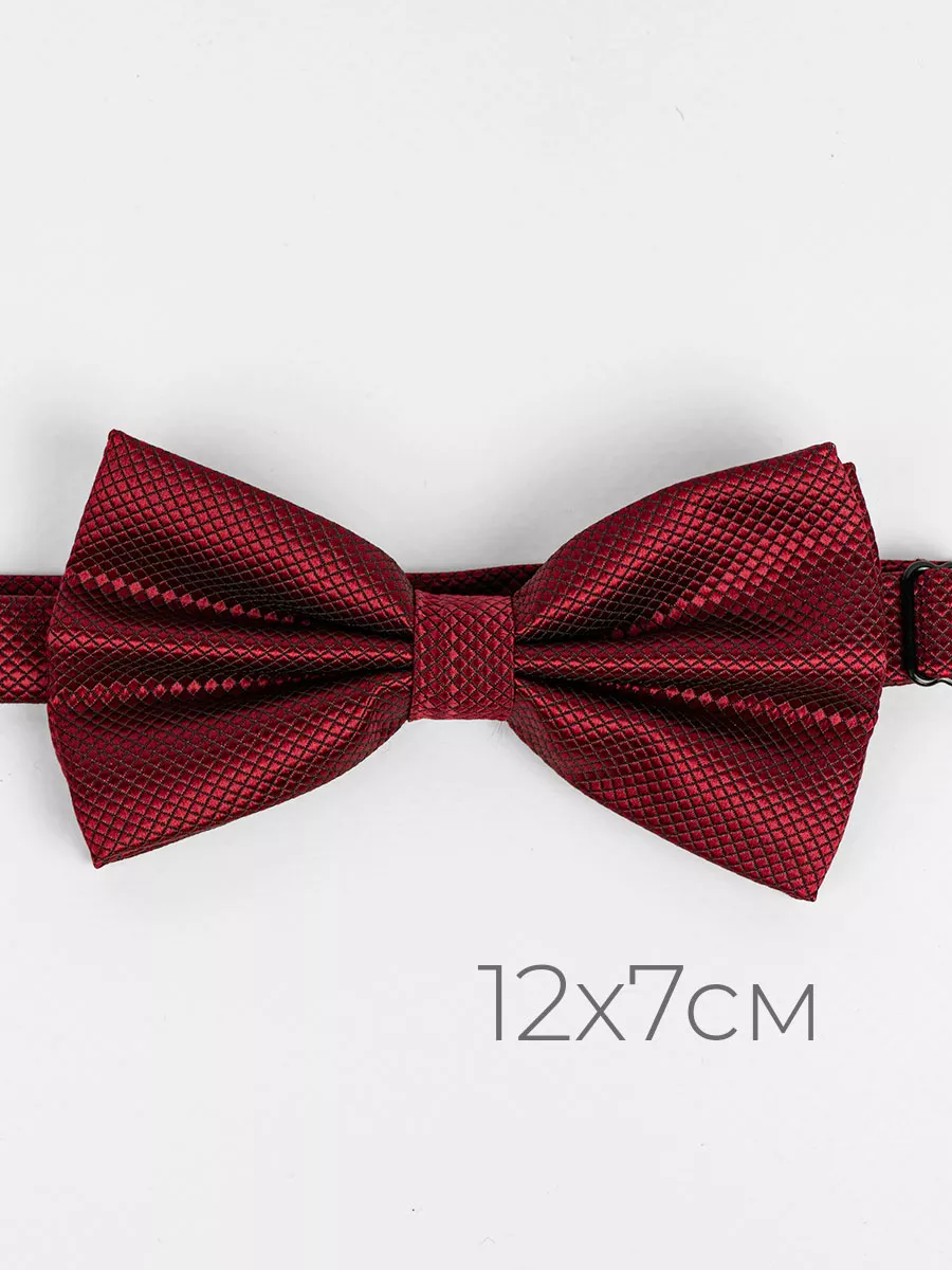 Галстук бабочка бордовая Подарок