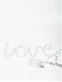 Неоновая вывеска светильник на стену Love с usb фото 4
