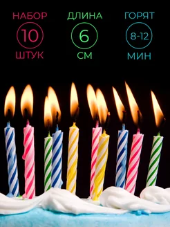 Свечи для торта незадуваемые фото 2