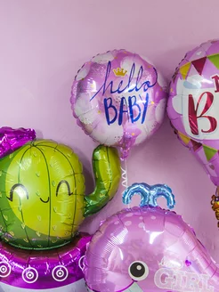 Шары для фотозоны гендер пати фольгированные мальчик девочка фото 2