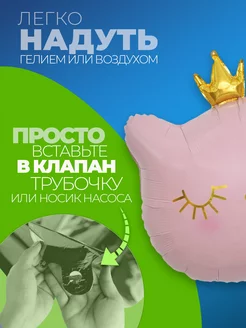 Шары фольгированные для девочки воздушные для фотозоны фото 2