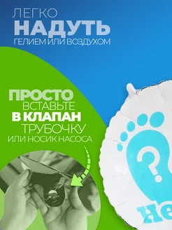 Гендер пати фотозона фольгированные шары мальчик девочка фото 2