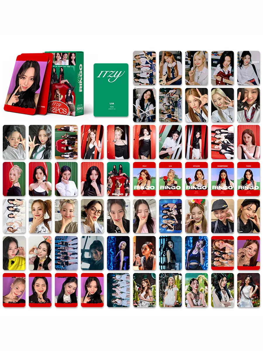 Карточки K-POP ITZY, карты к поп Итзи и наклейки фото 5