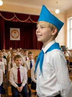 Пилотка пионерская 25 штук фото 3