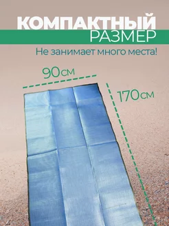 Коврик для пикника пляжа и моря складной 170х90 фото 3