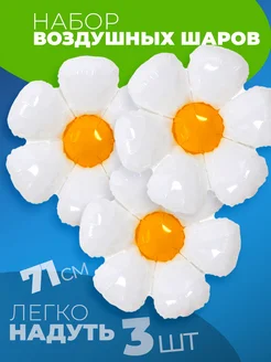 Воздушный шар большой цветок Ромашка фото 1