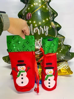 Чехлы для бутылок новогодние фото 4