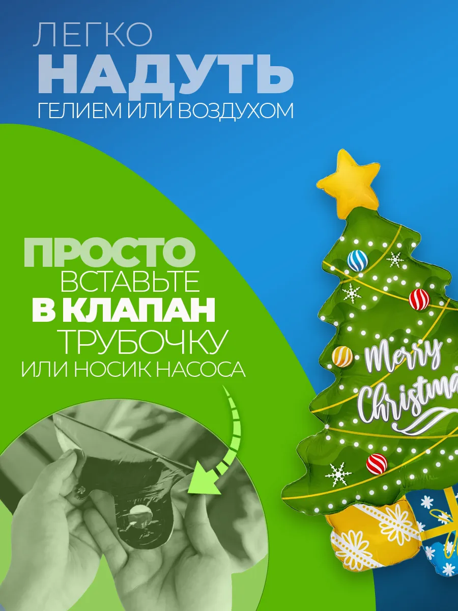 Набор воздушных шаров фотозона на новый год фото 2