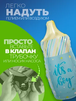Гендер пати фотозона фольгированные шары мальчик девочка фото 2