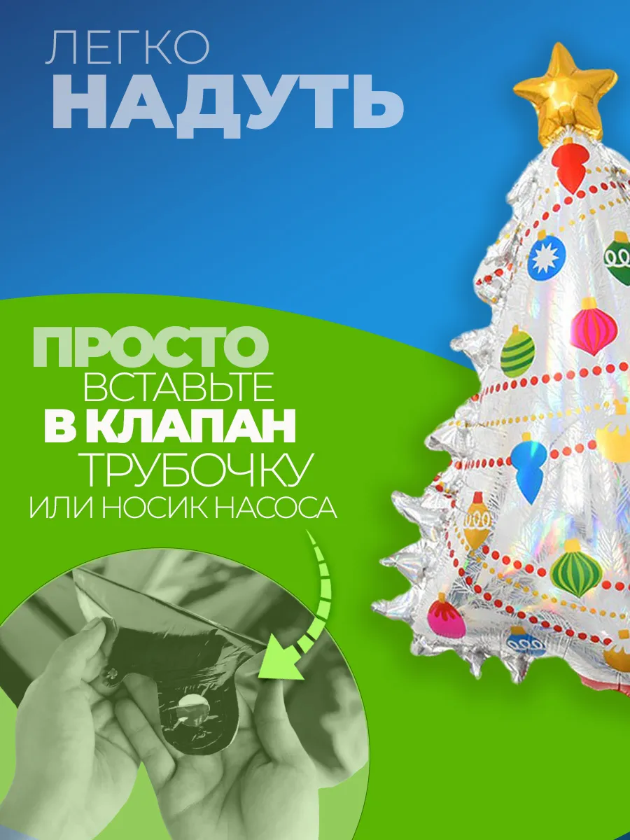 Набор воздушных шаров фотозона на новый год фото 2