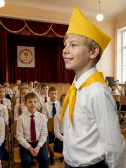 Пионерский галстук и пилотка 25 штук набор пионера фото 5