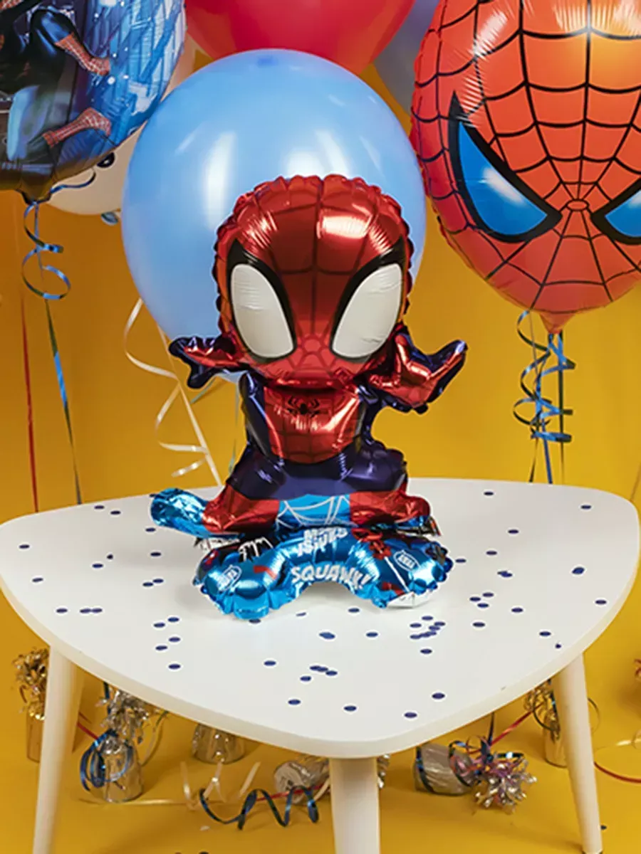 Маска карнавальная человек паук и шар воздушный spider man фото 6