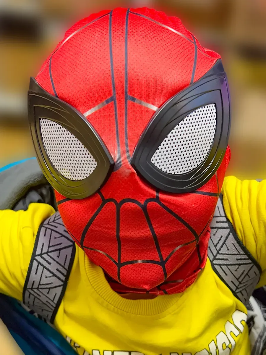 Маска карнавальная человек паук и шар воздушный spider man фото 9