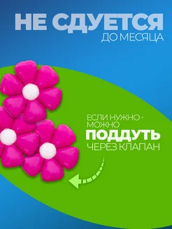 Воздушный шар Ромашка 5 штук фотозона фото 3