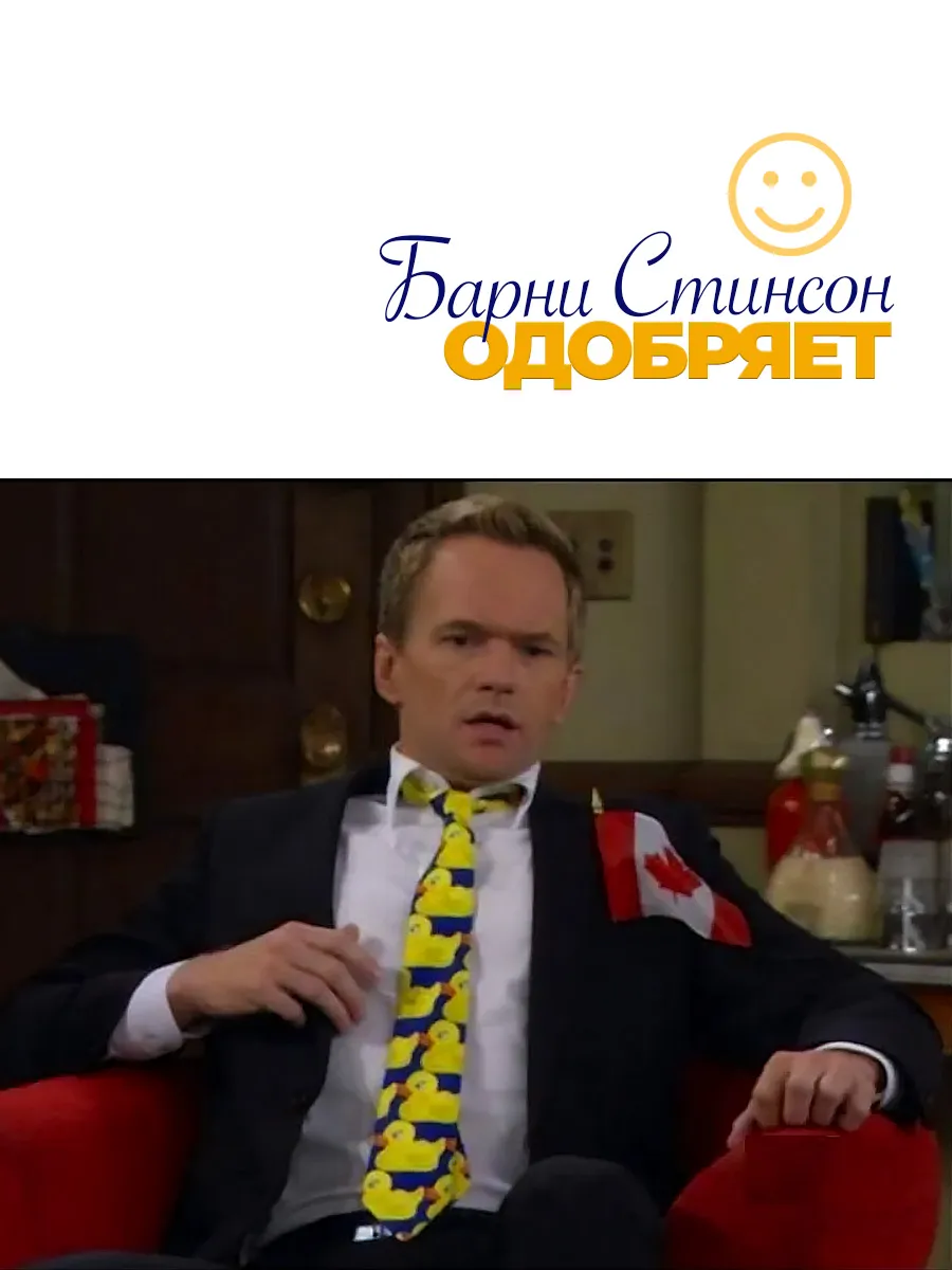 Галстук с уточками фото 5
