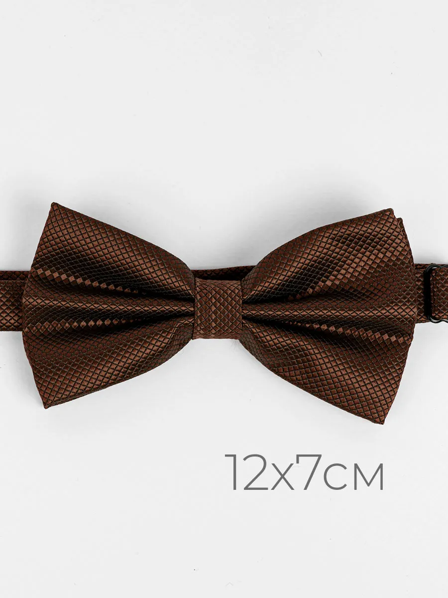 Галстук бабочка коричневая Подарок