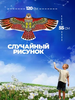 Воздушный Змей для ребенка большой Сокол фото 2