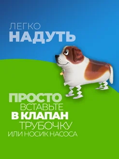 Шарики воздушные ходячие Собачка фото 2