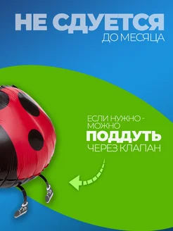 Шарики воздушные ходячие Божья Коровка фото 3