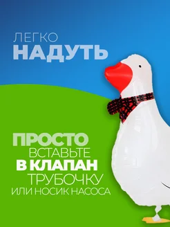 Шарики воздушные ходячие Гусь фото 2