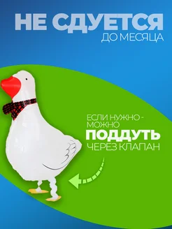 Шарики воздушные ходячие Гусь фото 3