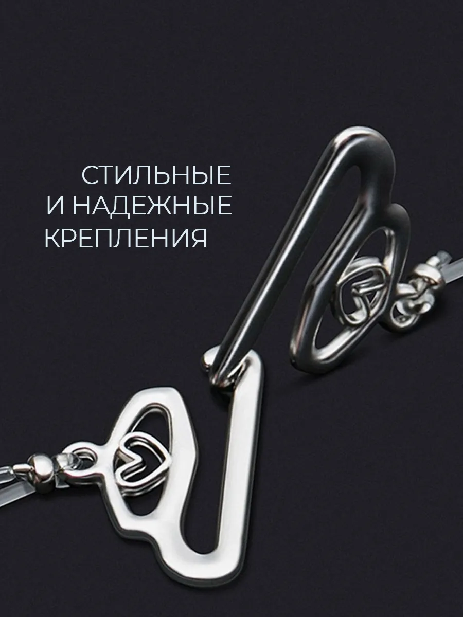 Прозрачные бретели для бюстгальтера и клипсы для лифчика фото 3